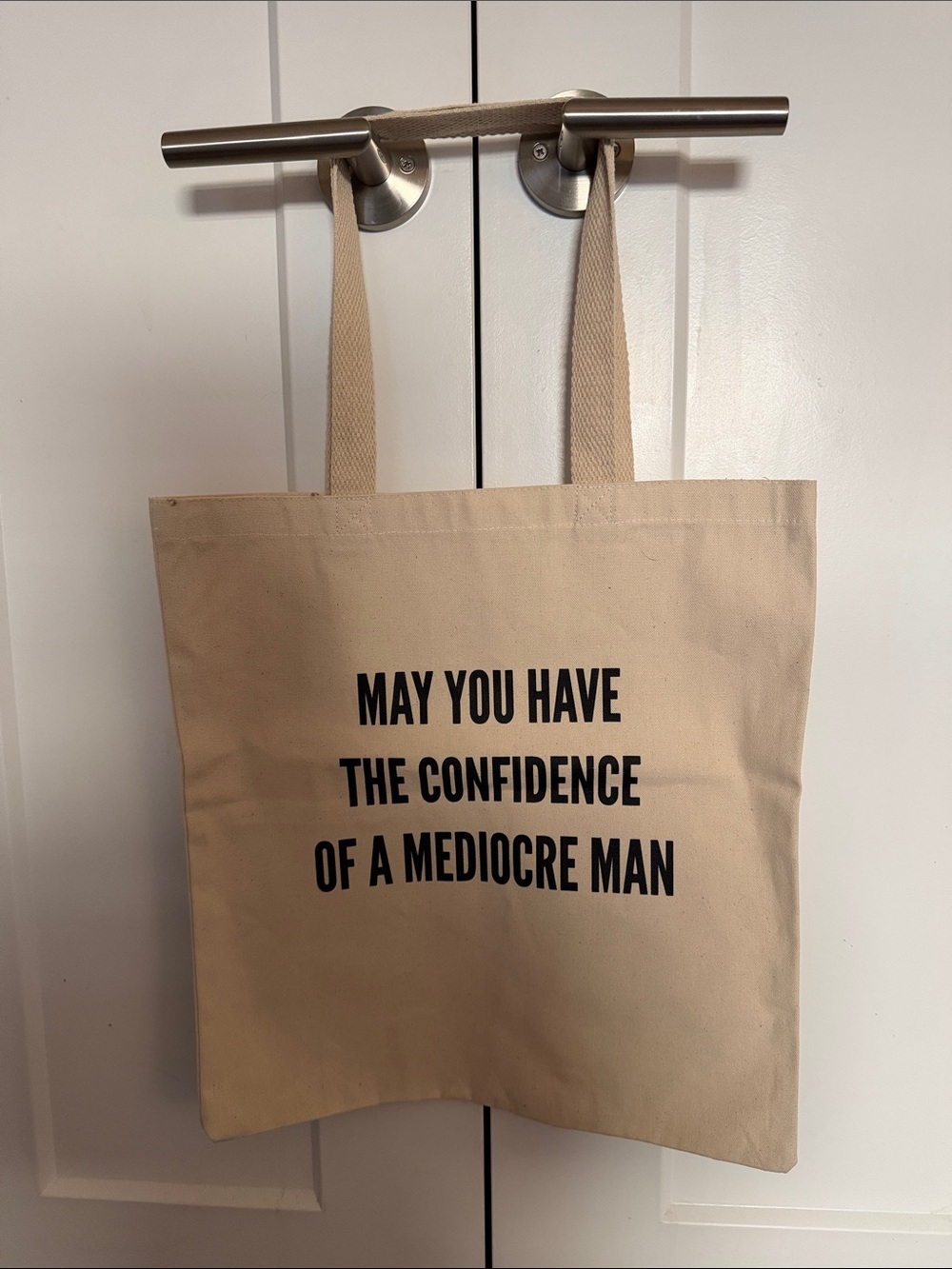Canvas Tote Bag - mediocre man